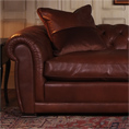 Contrast Upholstery Empire Sofa